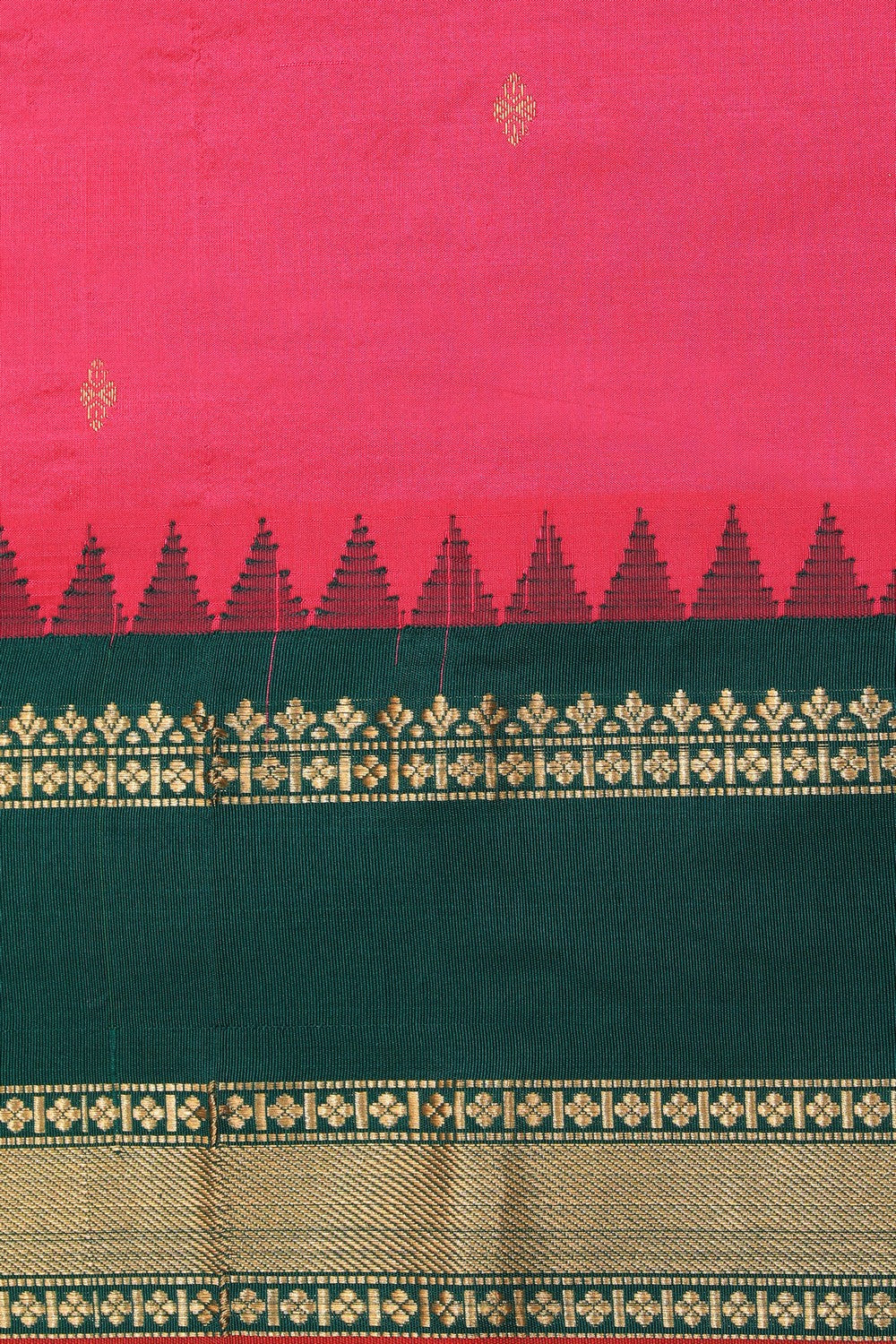 Narayanpet Silk Pink Saree