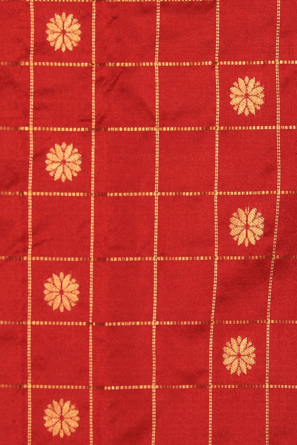 Narayanpet Silk Red Saree