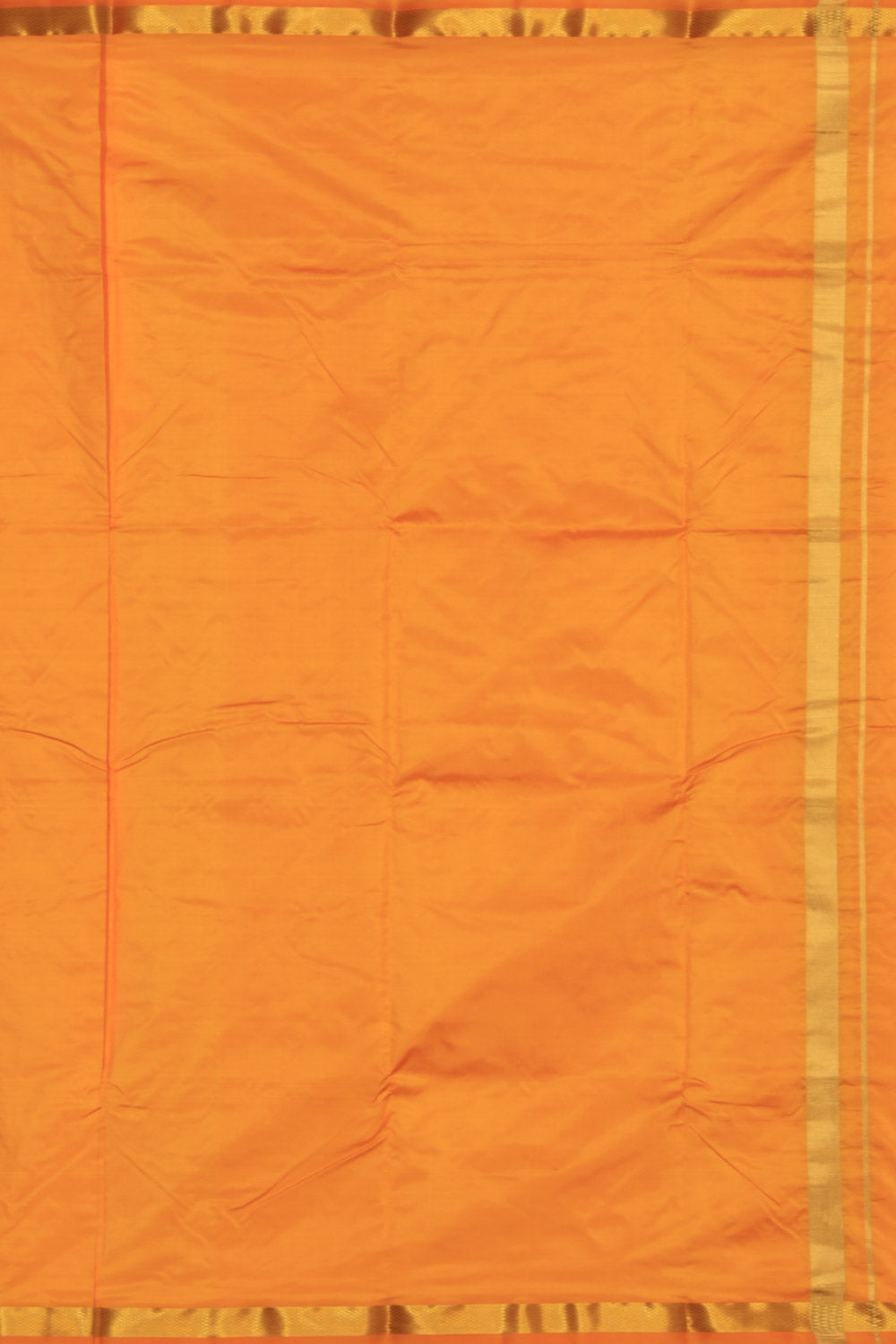 Kanchi Silk Traditional Orange Dhoti With Kanduva (8 X 4)