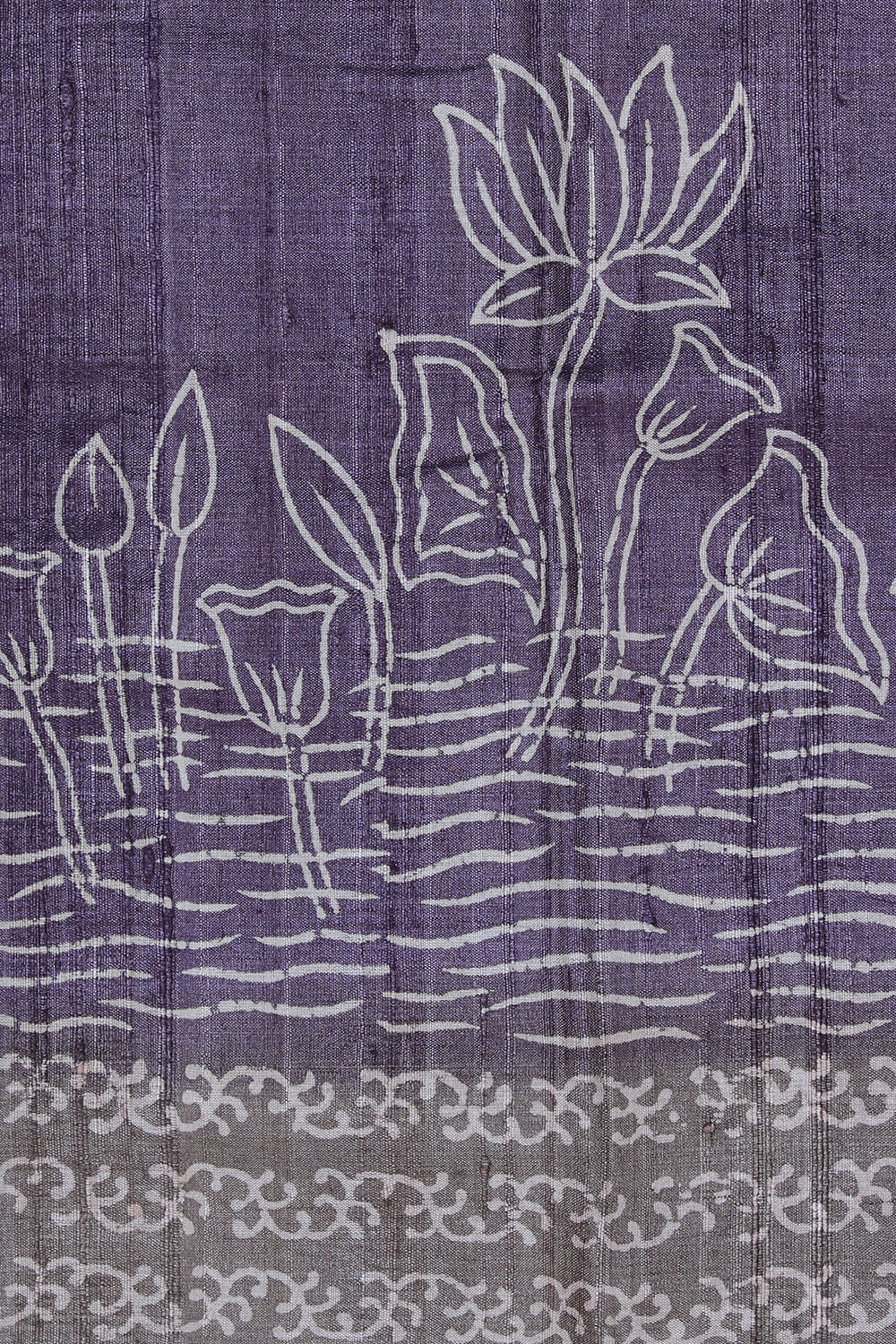 Collection of Tussar Silk Purple Saree in a gallery layout