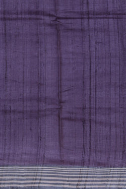 Collection of Tussar Silk Purple Saree in a gallery layout