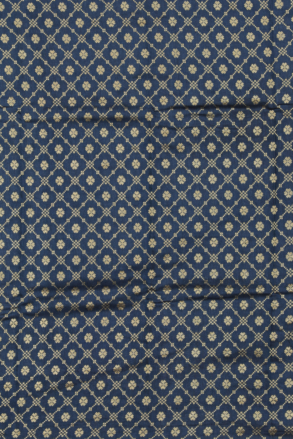 Collection of Tussar Silk Blueberry Blue Saree in a gallery layout