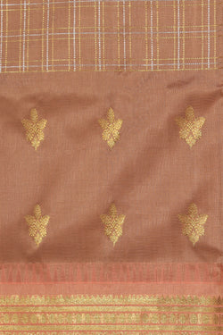 Collection of Venkatagiri Silk Beige Saree in a gallery layout