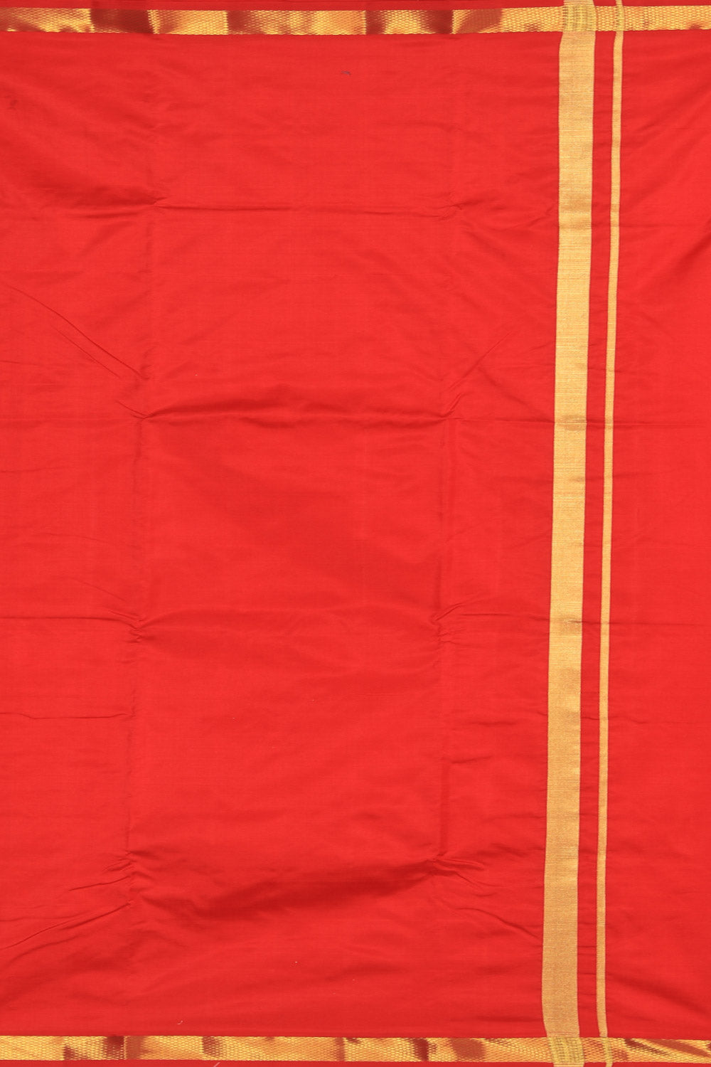 Kanchi Silk Red Dhoti With Kanduva (8 X 4)