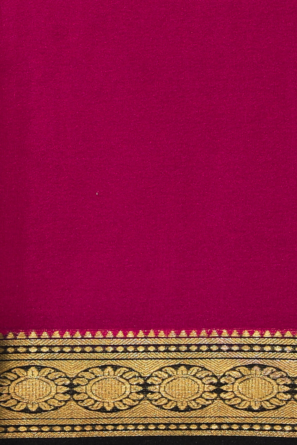 Mysore Binny Crepe Silk Magenta-Pink Saree