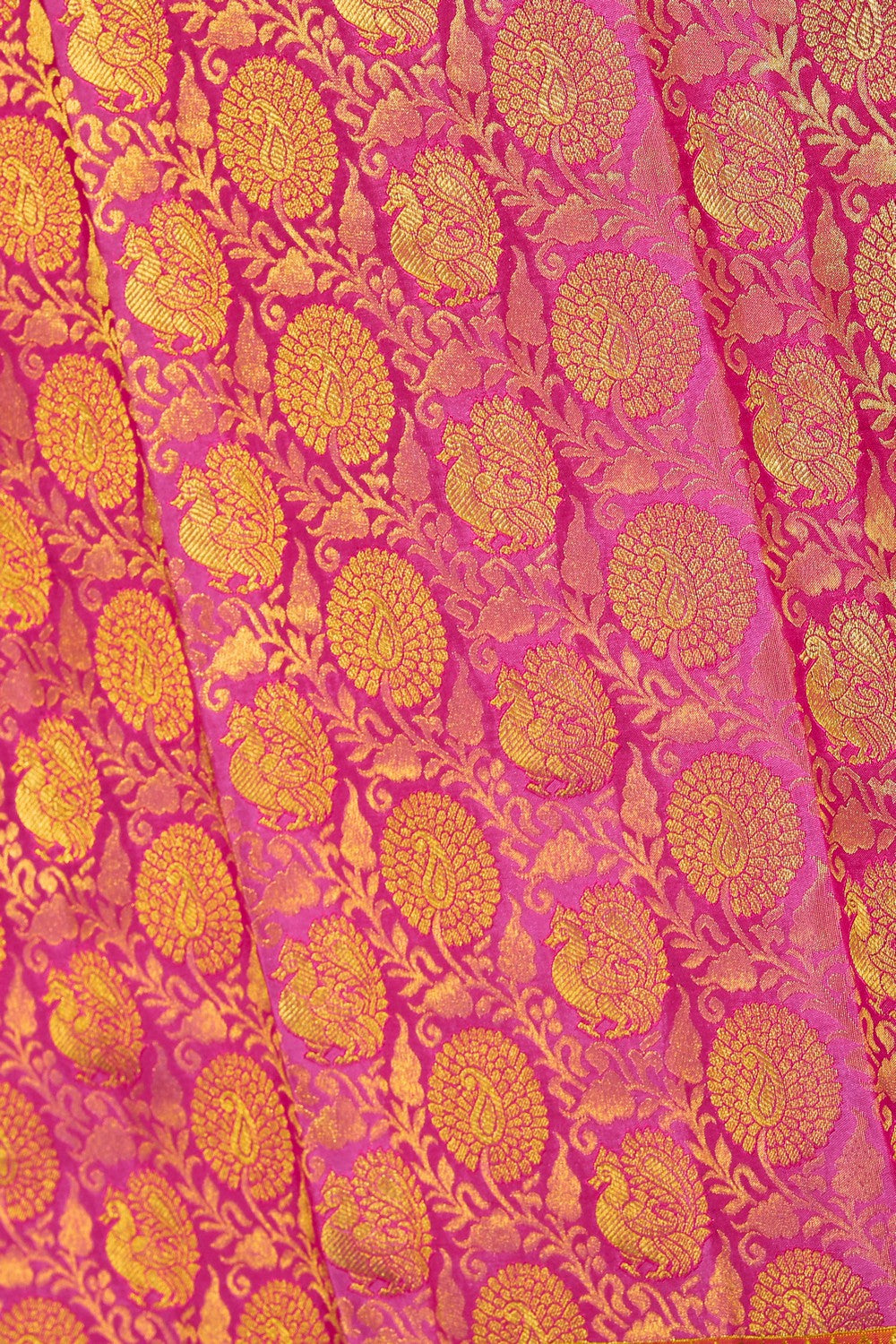 Image of Kanchipattu Brocade Lavender-Pink Saree