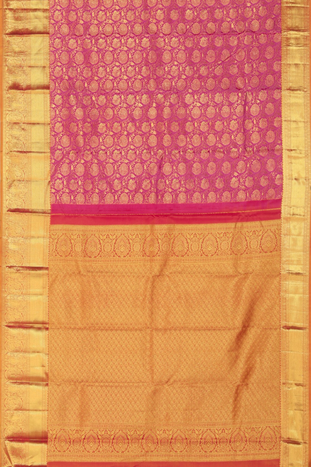 Kanchipattu Brocade Lavender-Pink Saree