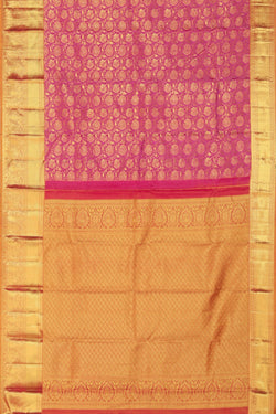 Image of Kanchipattu Brocade Lavender-Pink Saree