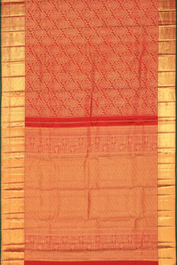 Image of Kanchipattu Brocade Red Saree