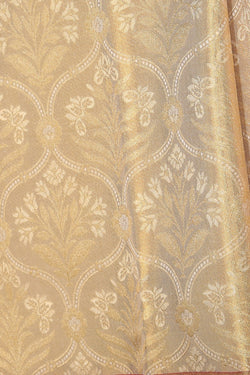 Image of Kanchipattu Brocade Gold Saree