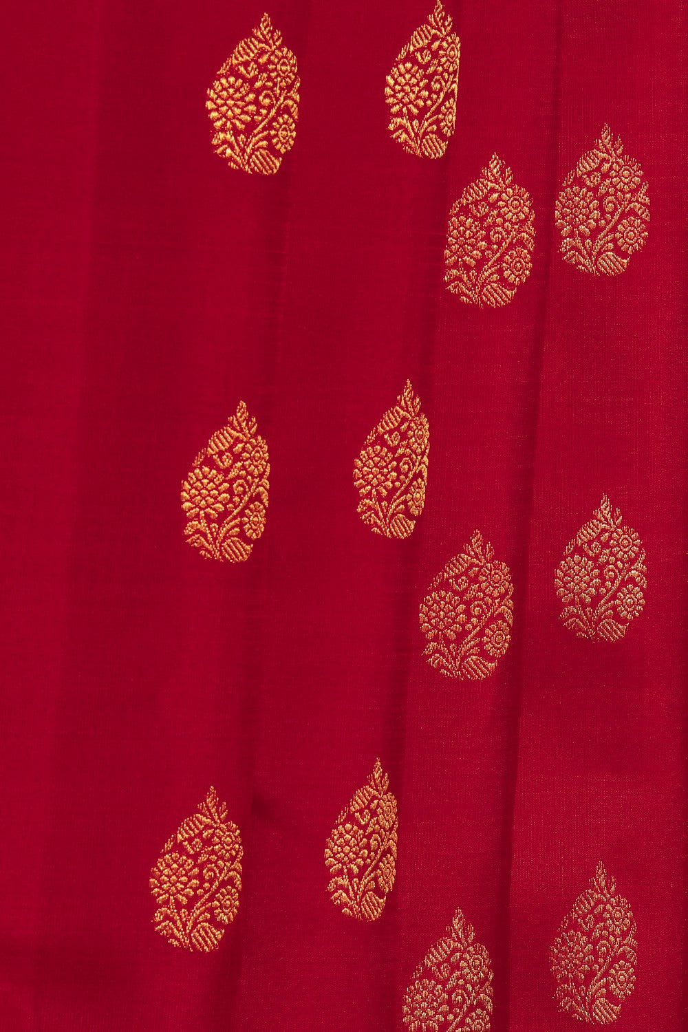 Kanchipattu Brocade Red Saree