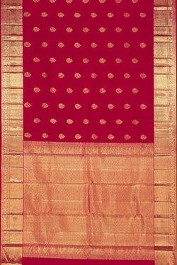 Image of Kanchipattu Brocade Red Saree