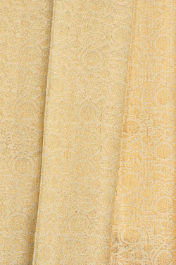 Collection of Kanchipattu Brocade Off-White Saree in a gallery layout