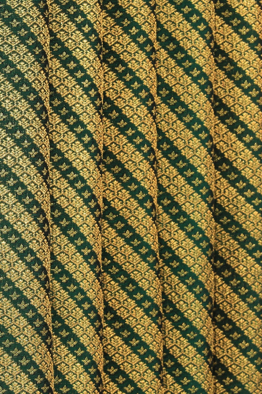 Kanchipattu Brocade Green Saree