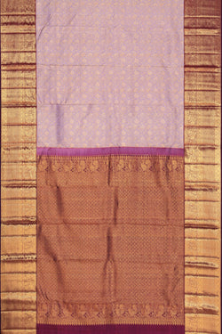 Image of Kanchipattu Brocade Purple Saree