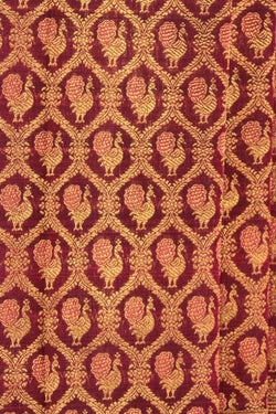 Image of Kanchipattu Brocade Violet Saree