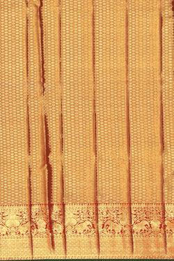 Image of Kanchipattu Tissue Brocade Gold Saree