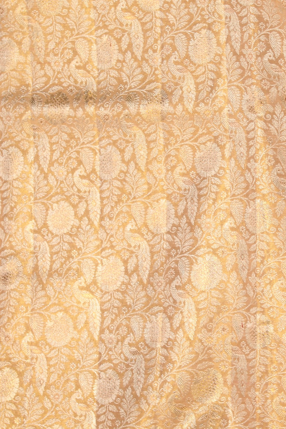 Kanchipattu Tissue Brocade Gold Saree