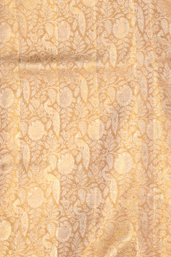 Image of Kanchipattu Tissue Brocade Gold Saree