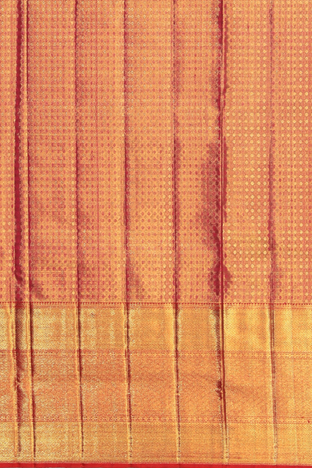 Kanchipattu Tissue Brocade Gold Pink Saree