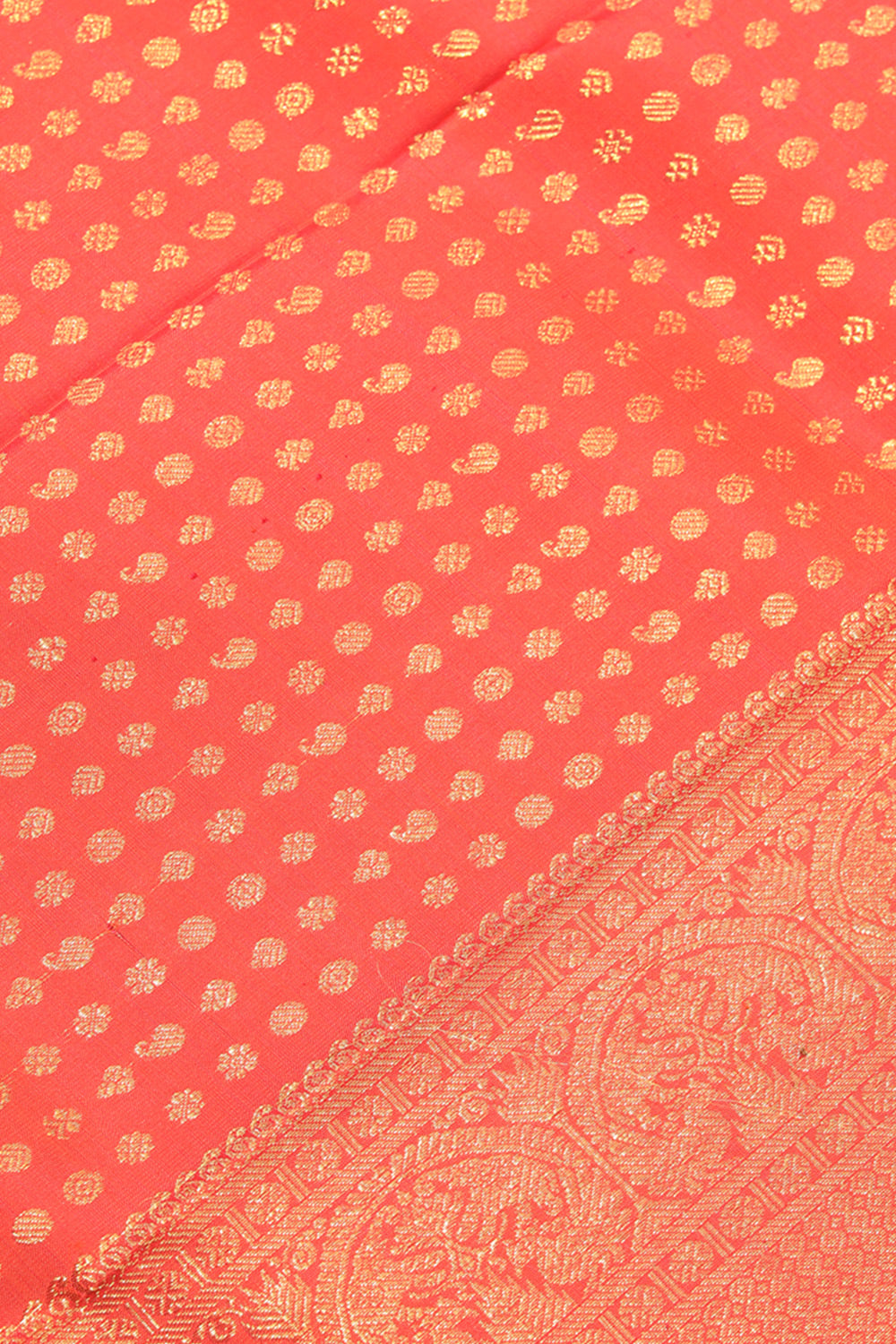 Kanchi Silk Orange Dupatta