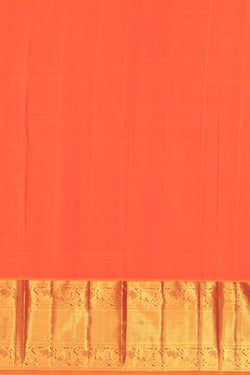 Image of Kanchipattu Red Pavada Unstitched Set