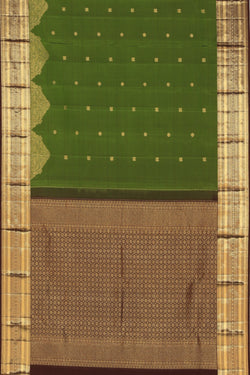 Image of Kanchi Silk Green Saree