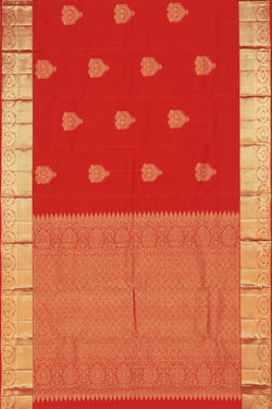 Image of South Silk Red Saree