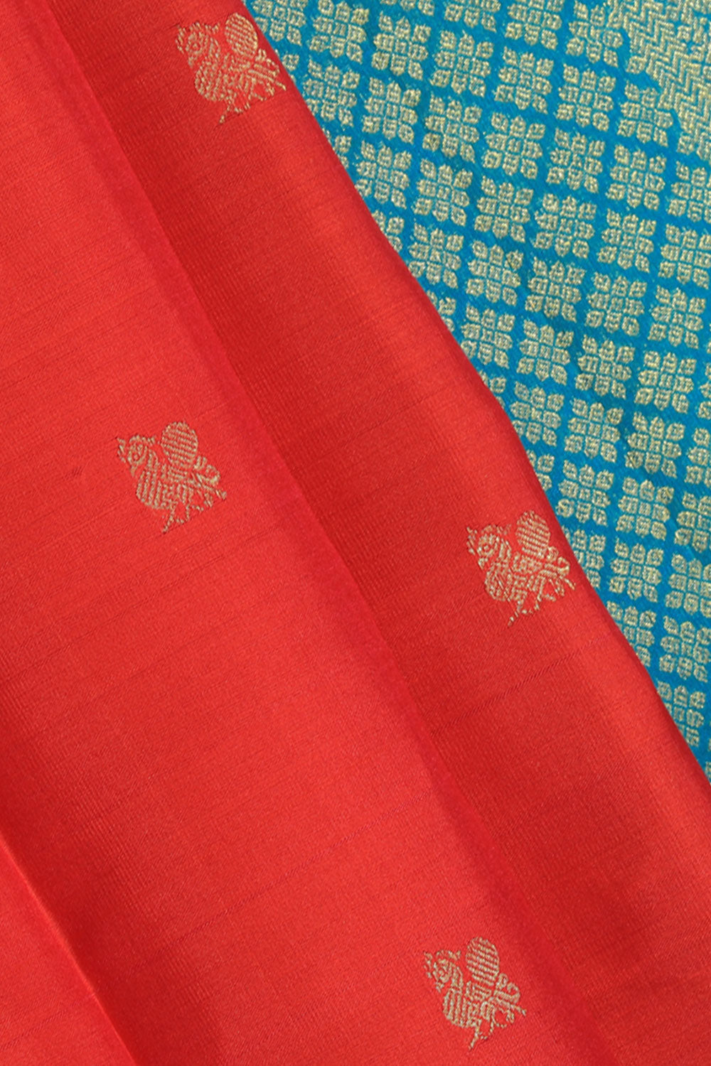 South Silk Fuchsia-Pink Saree