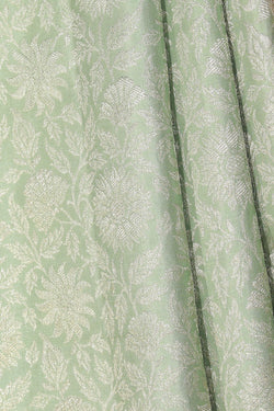 Image of Kanchipattu Brocade Pastel Green Saree