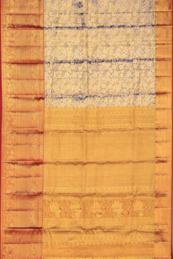 Image of Kanchipattu Tissue Brocade Purple Saree