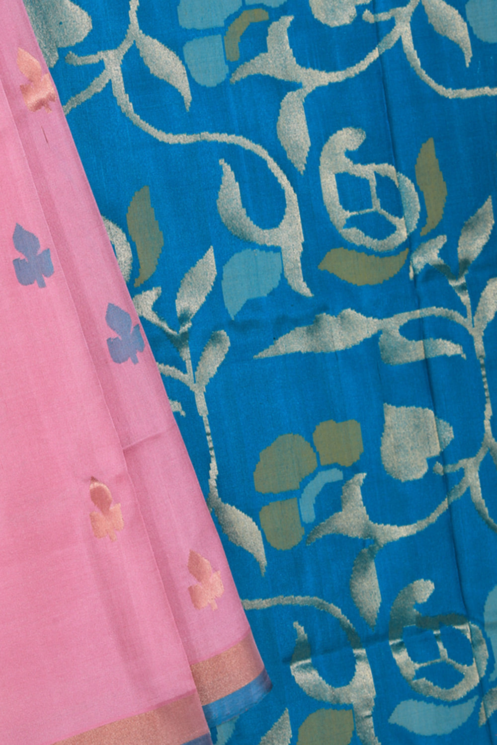 Collection of Uppada Silk Pink Saree in a gallery layout