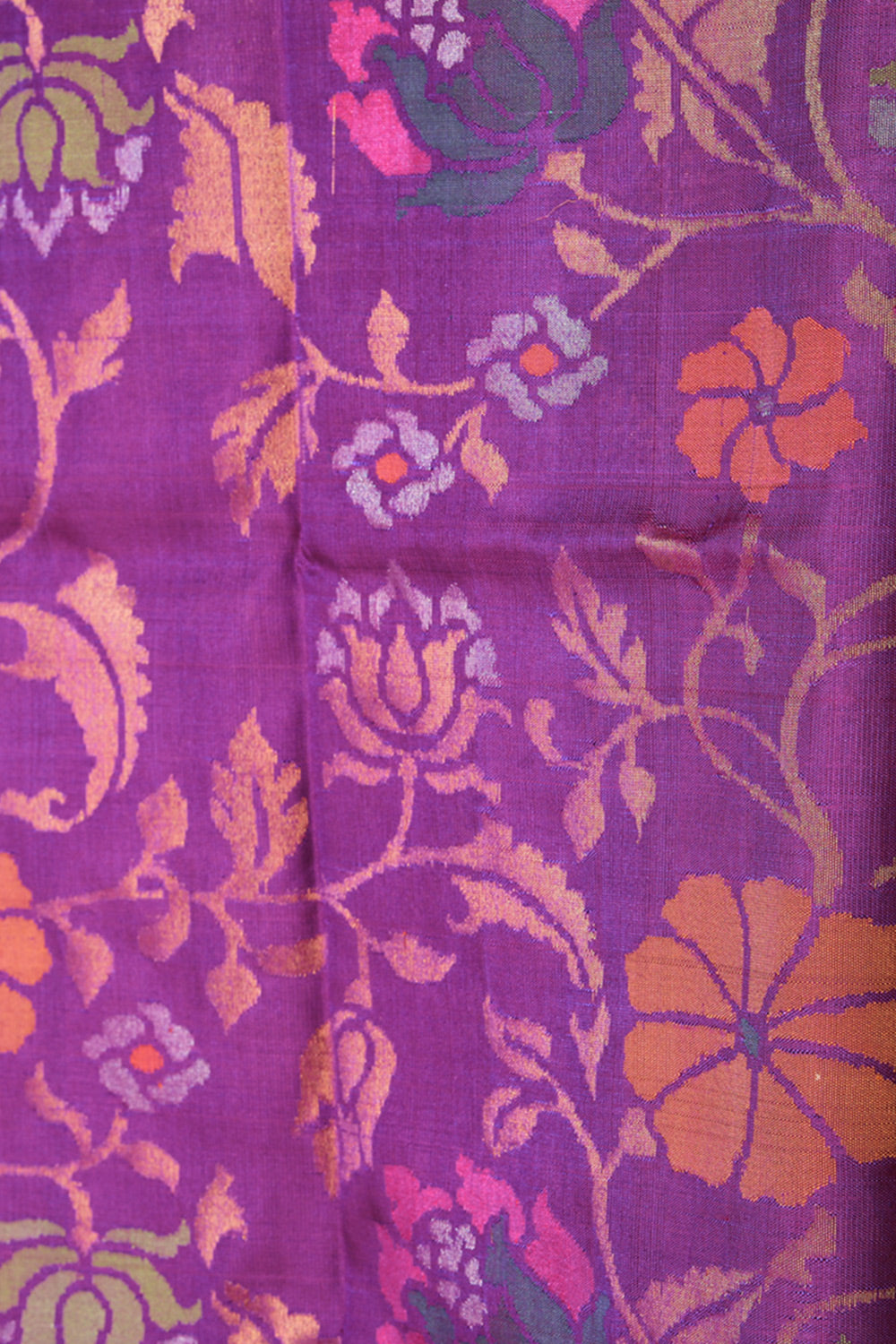 Collection of Uppada Silk Violet Saree in a gallery layout