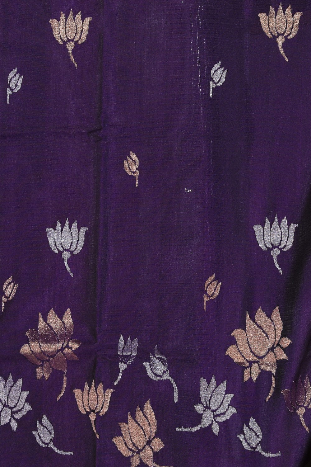 Collection of Uppada Silk Violet Saree in a gallery layout