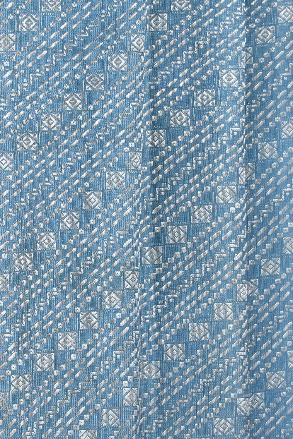 Image of Kanchipattu Brocade Smoky Grey Saree