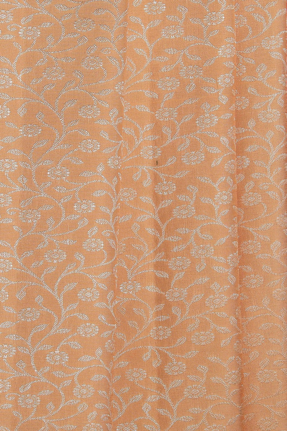 Kanchipattu Brocade Beige Saree