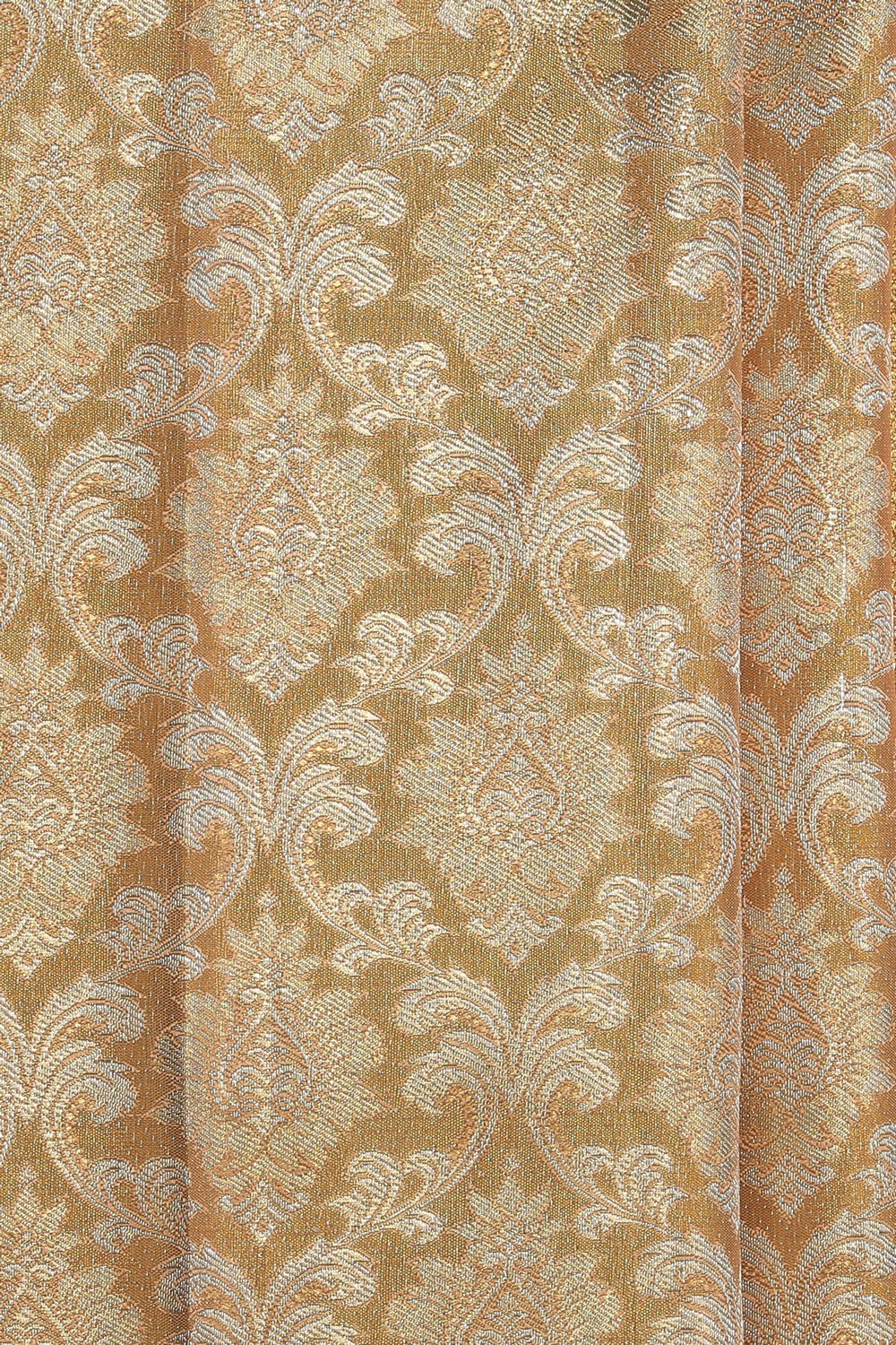 Kanchipattu Tissue Brocade Gold Saree