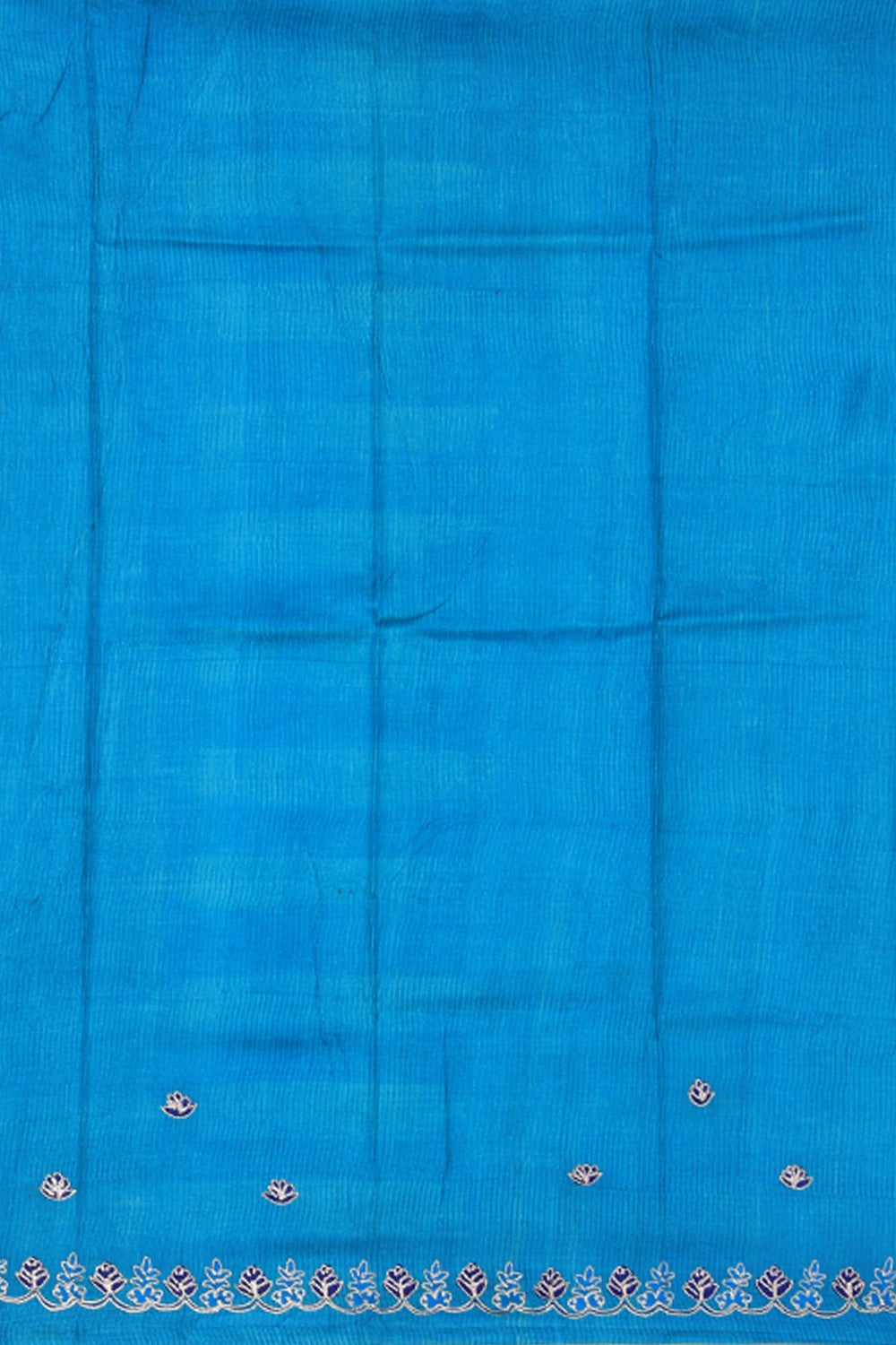 Image of Tussar Silk Printed Flower Saree