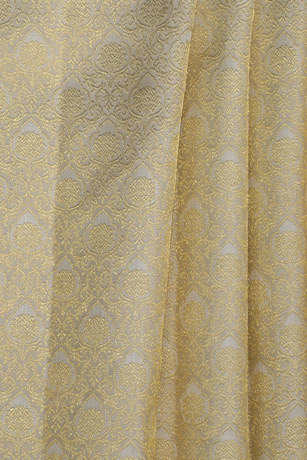 Collection of Kanchipattu Brocade Off-White Saree in a gallery layout