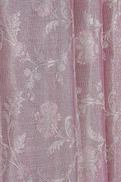 Image of Kanchipattu Tissue Brocade Light-Pink Saree