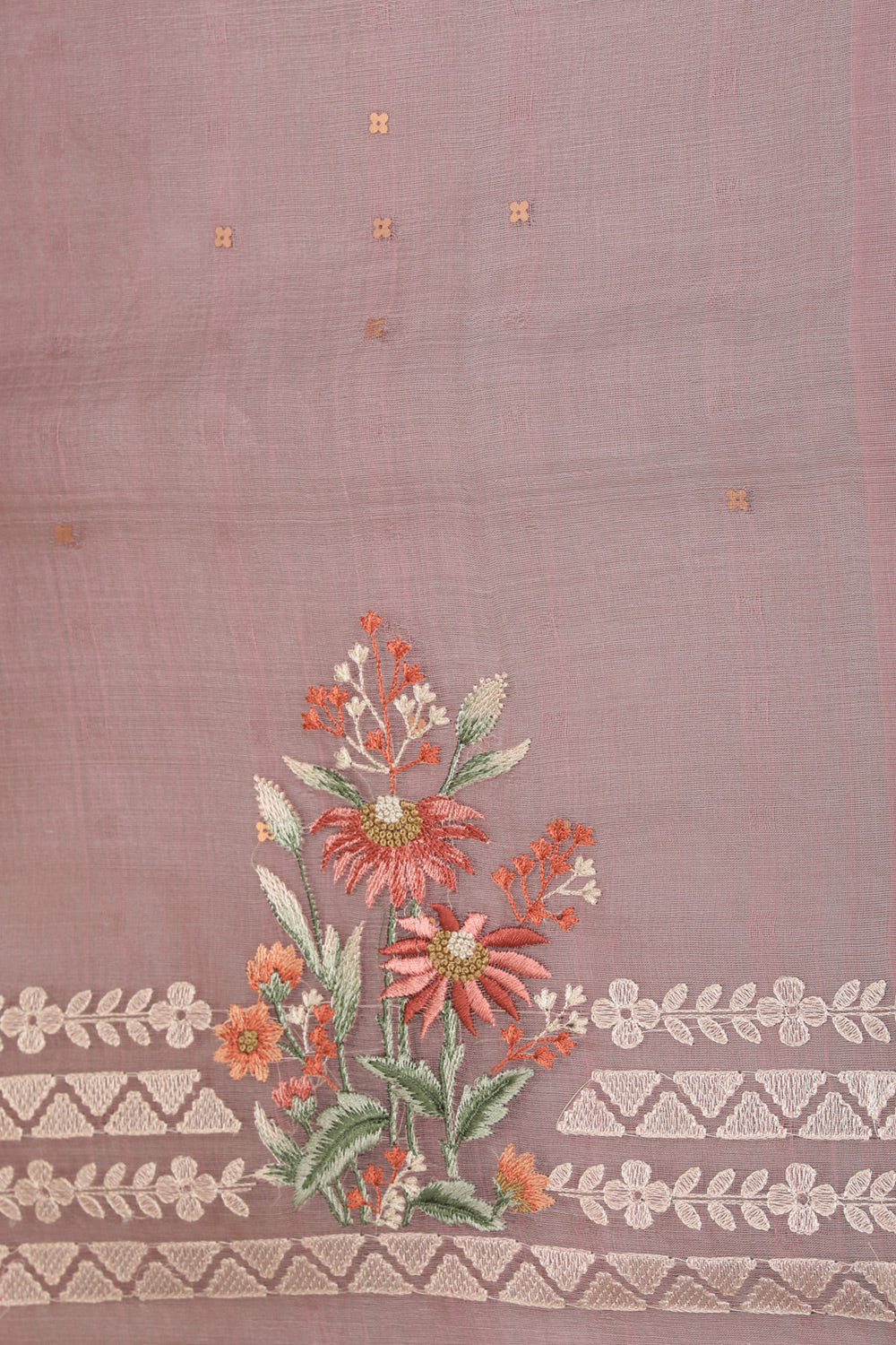 Collection of Kora Silk Pink Saree in a gallery layout