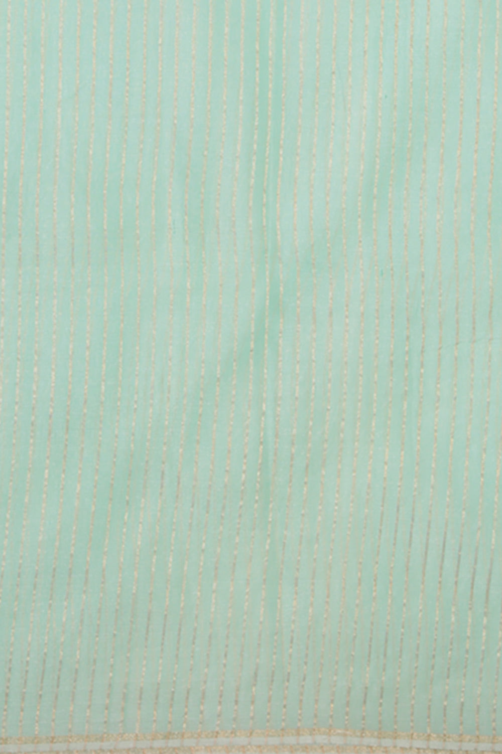 Collection of Kora Silk Sea Green Saree in a gallery layout