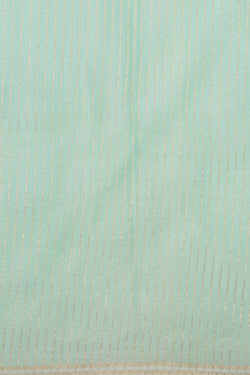 Collection of Kora Silk Sea Green Saree in a gallery layout