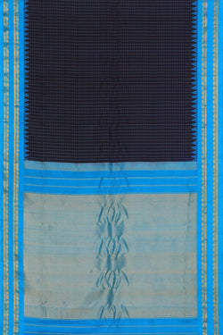 Image of Gadwal Silk Violet Saree