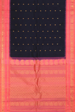 Image of Gadwal Black Saree