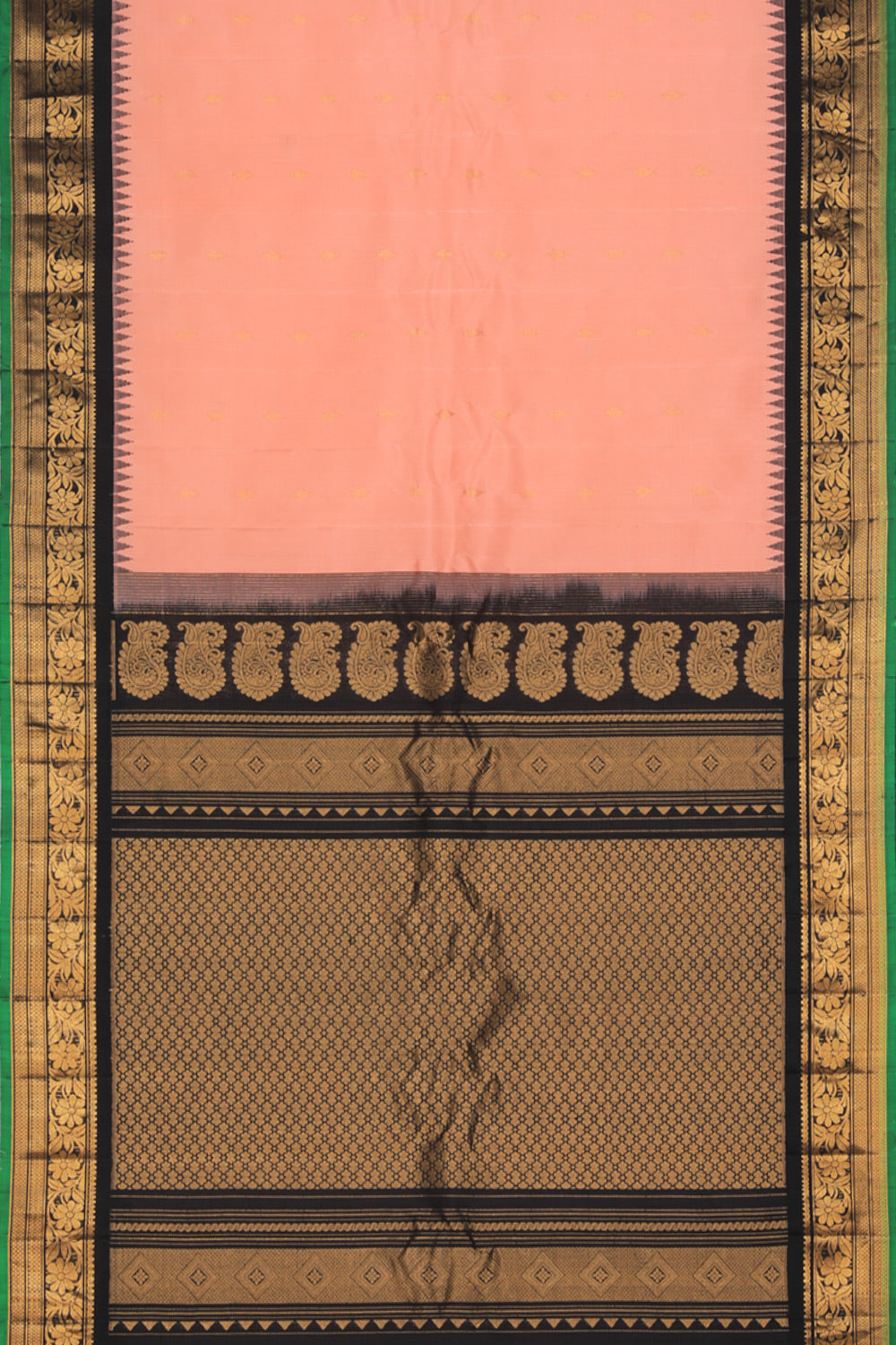 Gadwal Silk Pink Saree