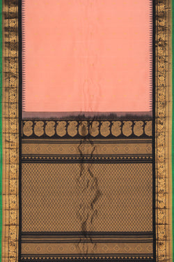 Image of Gadwal Silk Pink Saree