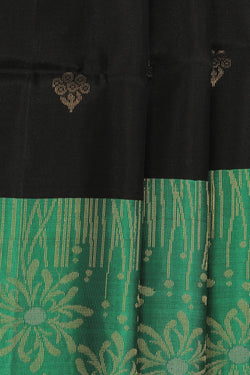 Collection of South Silk Black Saree in a gallery layout