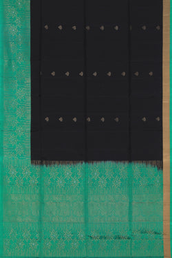 Collection of South Silk Black Saree in a gallery layout