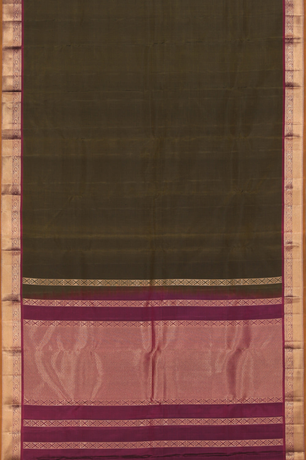 Collection of South Silk Green Saree in a gallery layout